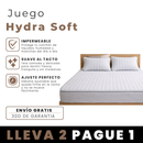 [COMPRÁ 1, LLEVÁ 2] Hydra Soft™ Juego de Cama Impermeable Premium – Sábana Ajustable + 2 Fundas