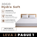[COMPRE 1, LEVE 2] Hydra Soft™ Jogo de Cama Impermeável Premium – Lençol com Elástico + 2 Fronhas.